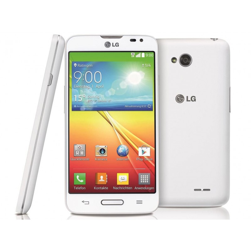 Téléphone Portable LG L70 / Double SIM / Blanc