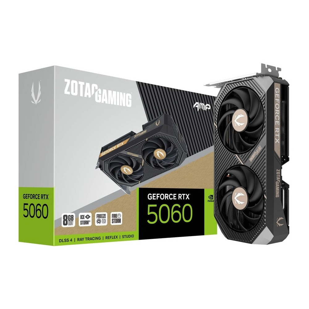 Carte graphique ZOTAC GAMING GeForce RTX 5060 AMP / 8 Go GDDR7