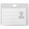 Porte Badge Transparent 90 x 55 mm / Paysage