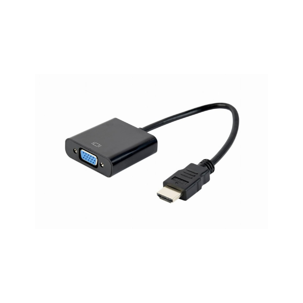 Adaptateur GEMBIRD HDMI vers VGA / port unique / Noir
