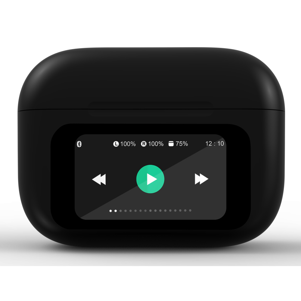 Écouteurs Sans Fil Gembird TWS-LCD-ANC-01-BK Hi-Fi In-ear Noir