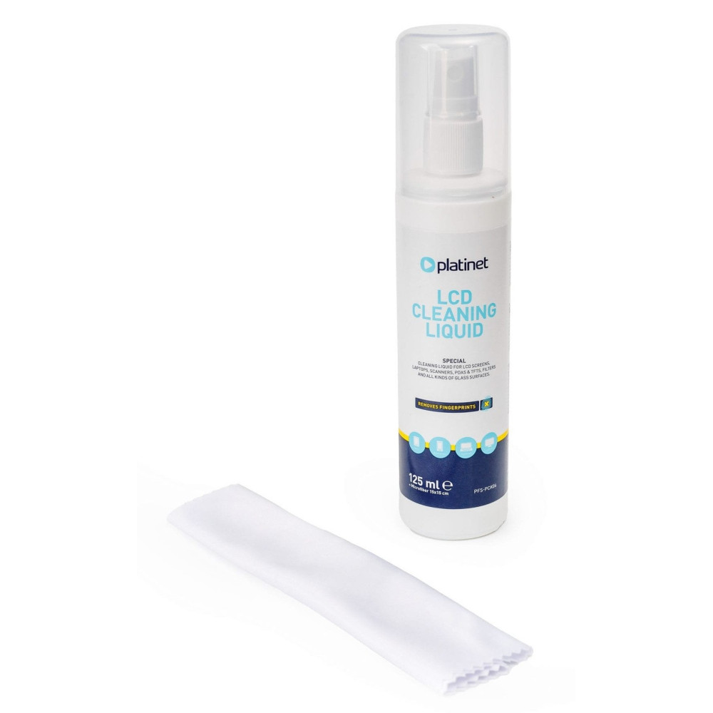 PLATINET LCD CLEANING LIQUID + MICROFIBER 125ML