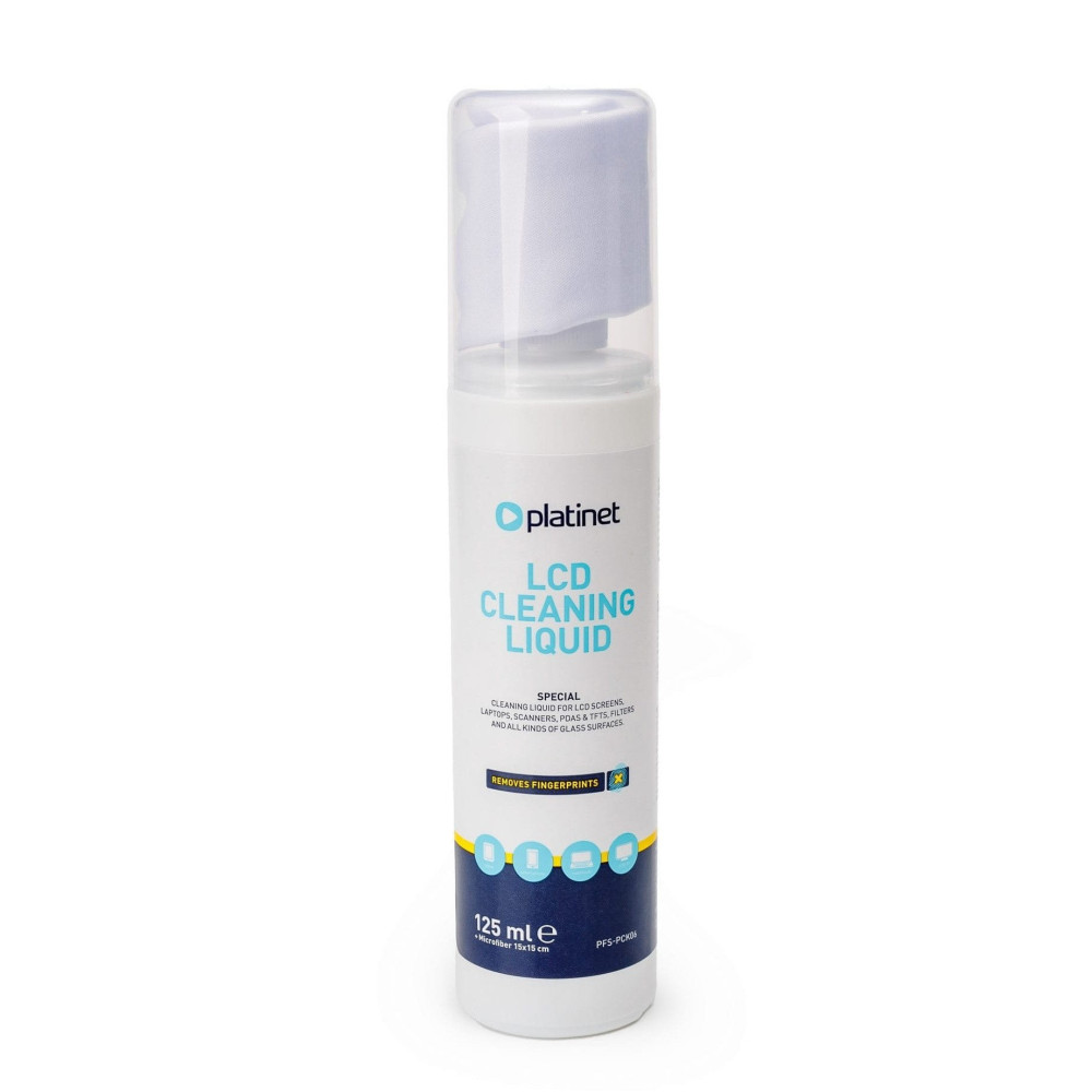 PLATINET LCD CLEANING LIQUID + MICROFIBER 125ML