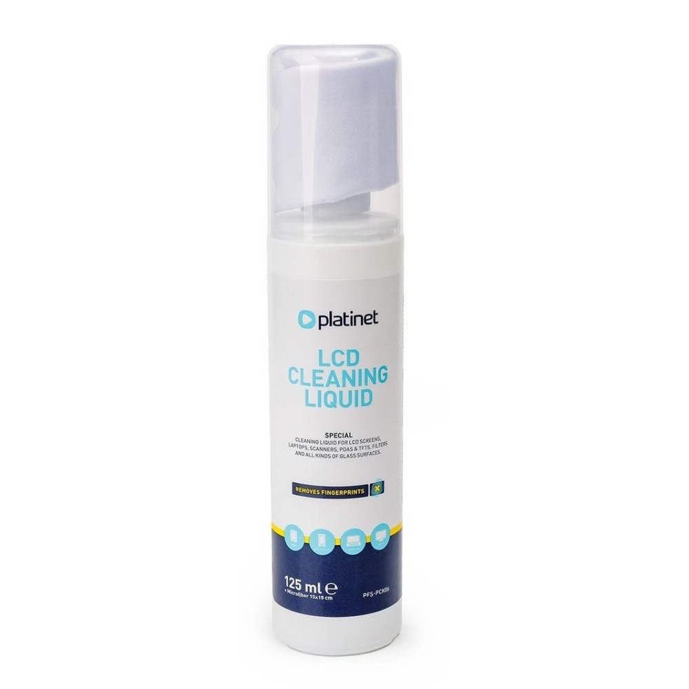 PLATINET LCD CLEANING LIQUID + MICROFIBER 125ML