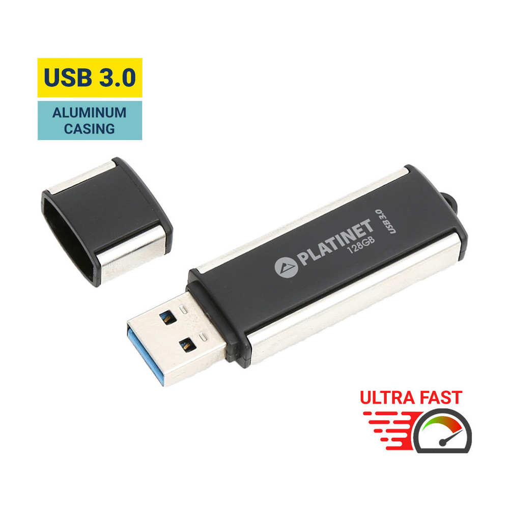 CLÉ USB PLATINET PENDRIVE USB 3.0 X-DEPO 128GO [42287] -PMFU3128X