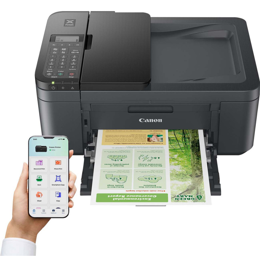 Imprimante Multifonction Jet d'encre CANON PIXMA TR4645  Couleur Wifi