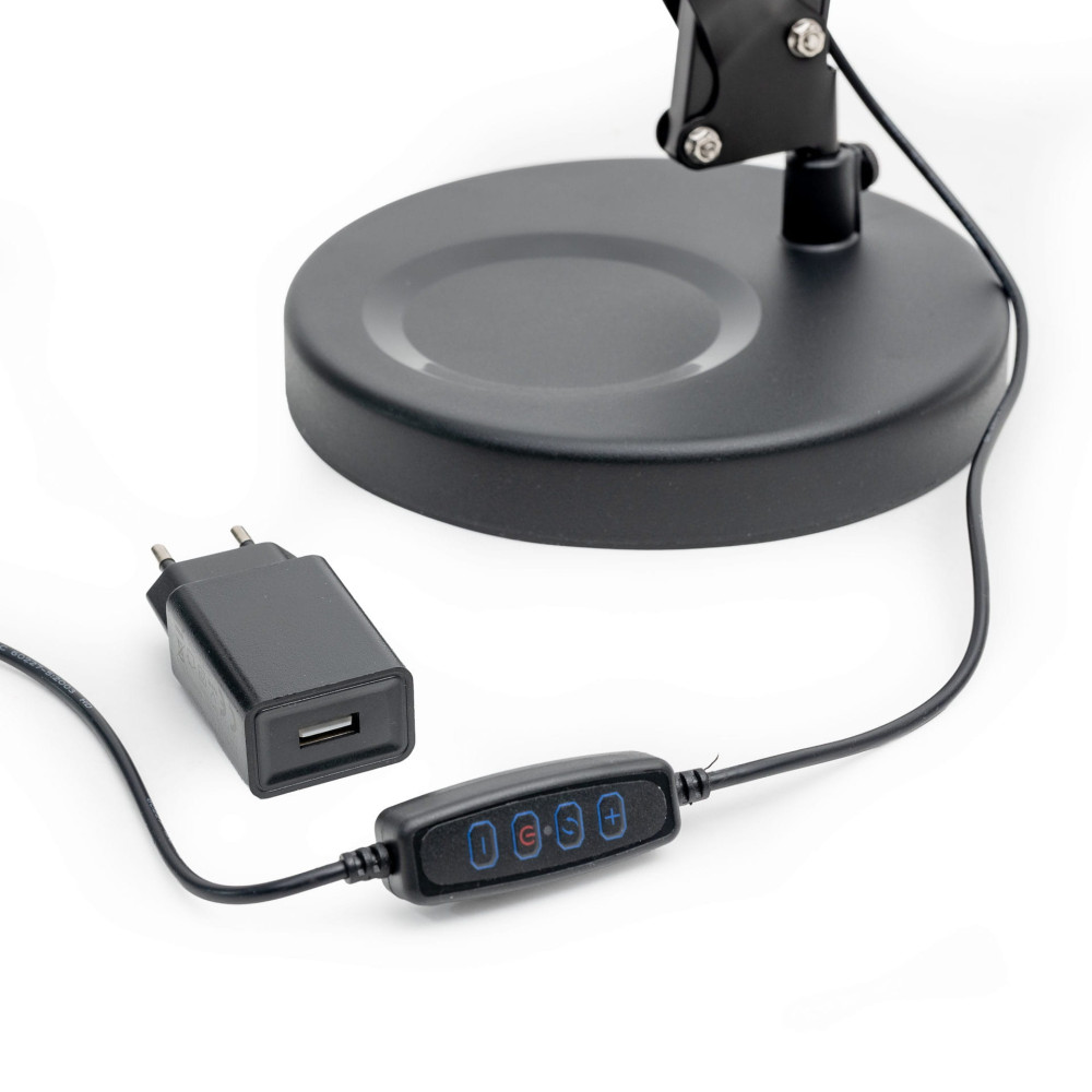 Lampe de bureau PLATINET LAMPA FLEXY 10W NOIR