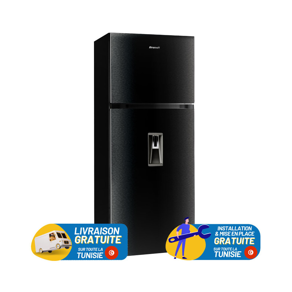 Réfrigérateur Brandt NoFrost / 500 L / Inox | Brandt Tunisie | Tunisianet