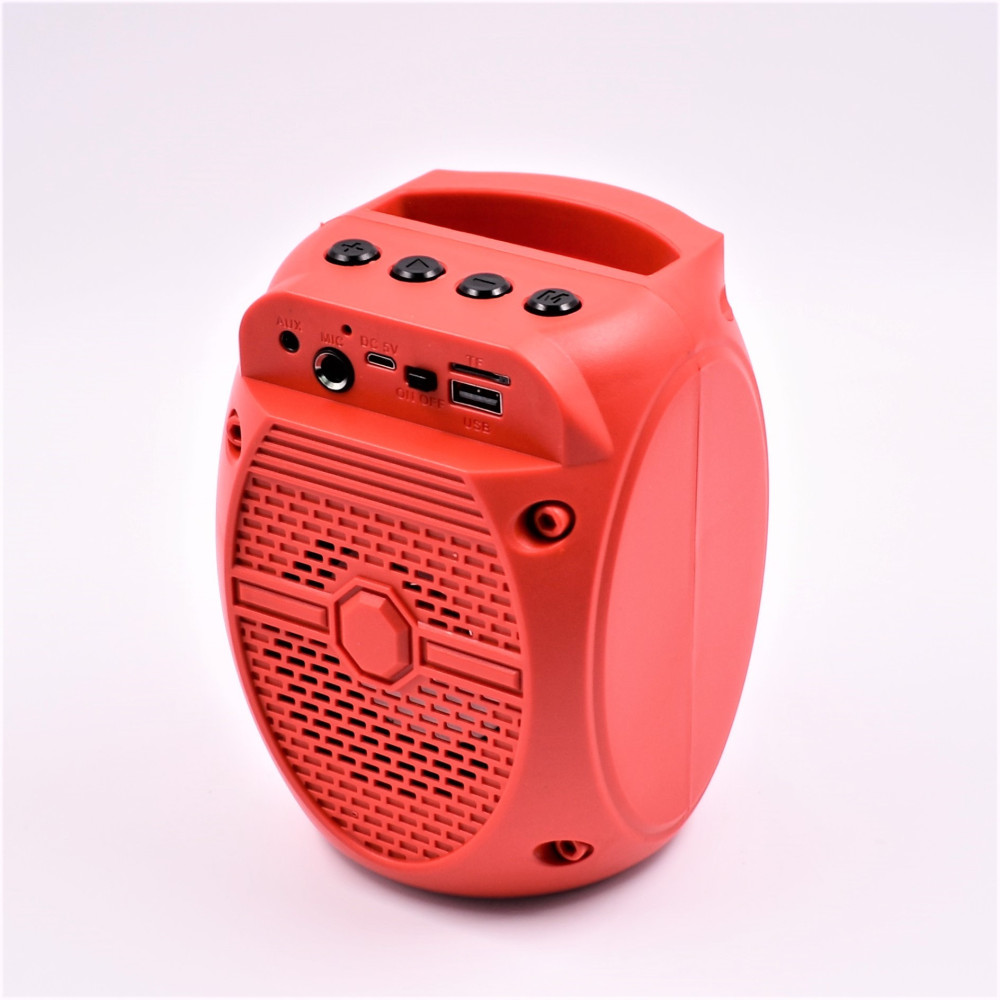 Mini haut-parleur Bluetooth Caisson de basses de 3 pouces Lumières RVB