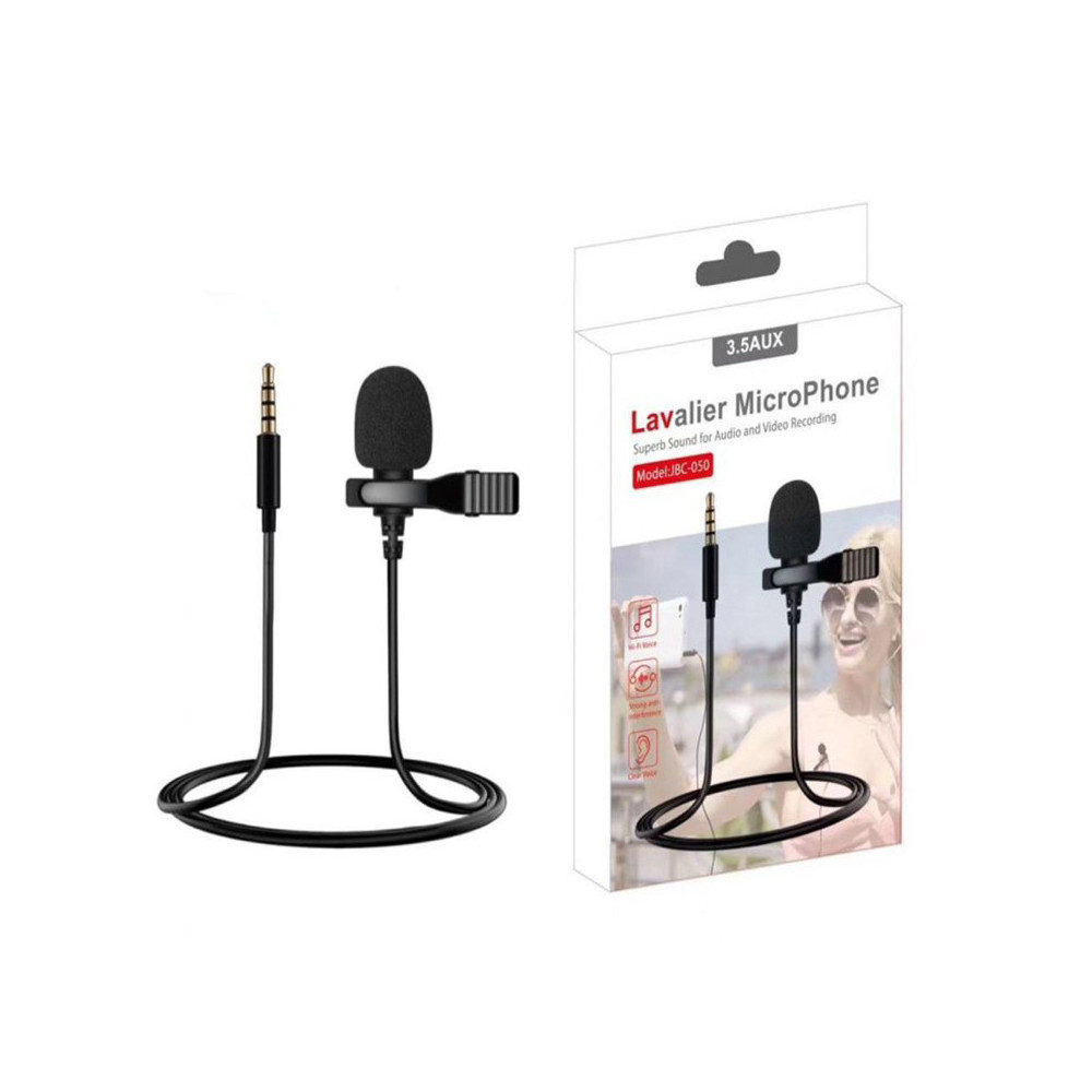 Microphone Lavalier JBC-050  -  JACK -   Noir