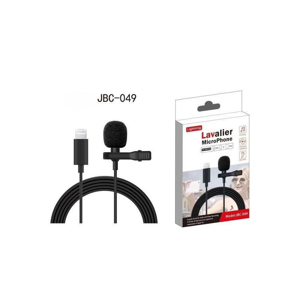 Microphone Lavalier JBC-051  LIGHTNING - Noir