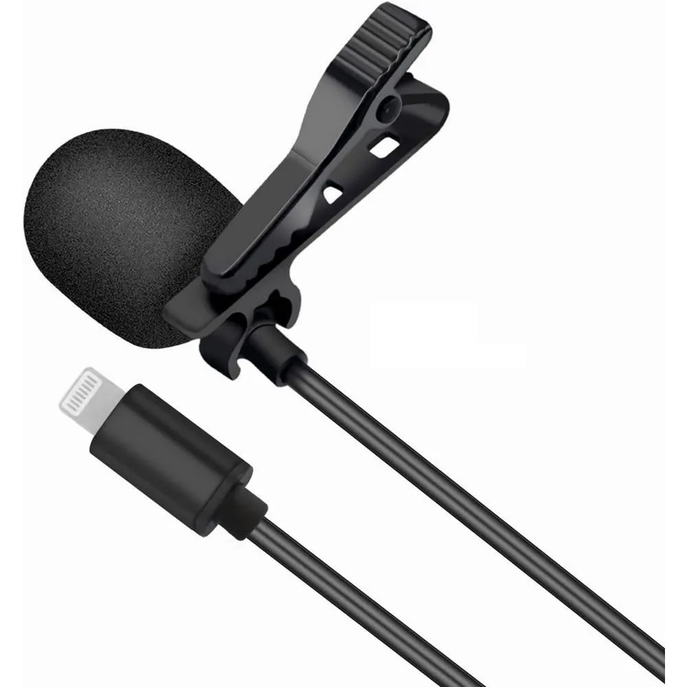 Microphone Lavalier JBC-051  LIGHTNING - Noir