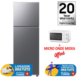 Réfrigérateur Samsung RT31 / 305 LITRES / NoFrost / Silver + MICRO ONDE MIDEA OFFERT