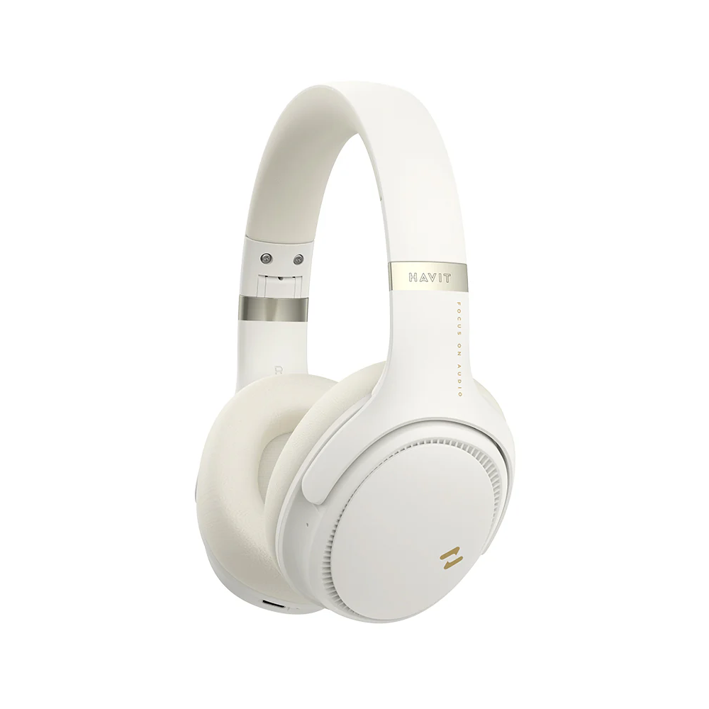 CASQUE BLEUTOOTH HAVIT H630BT PRO - BEIGE