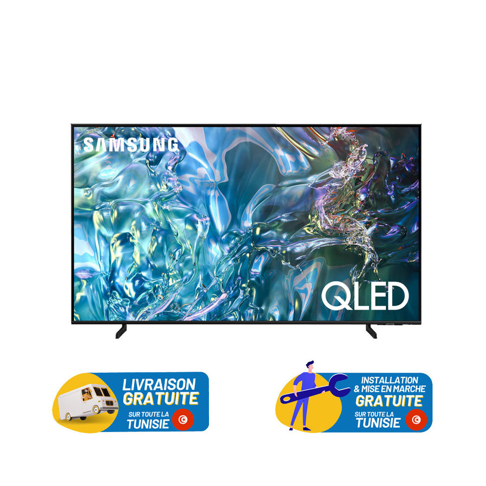Tv Samsung 55" QLED 4K UHD Smart TV / 50 Hz / Noir