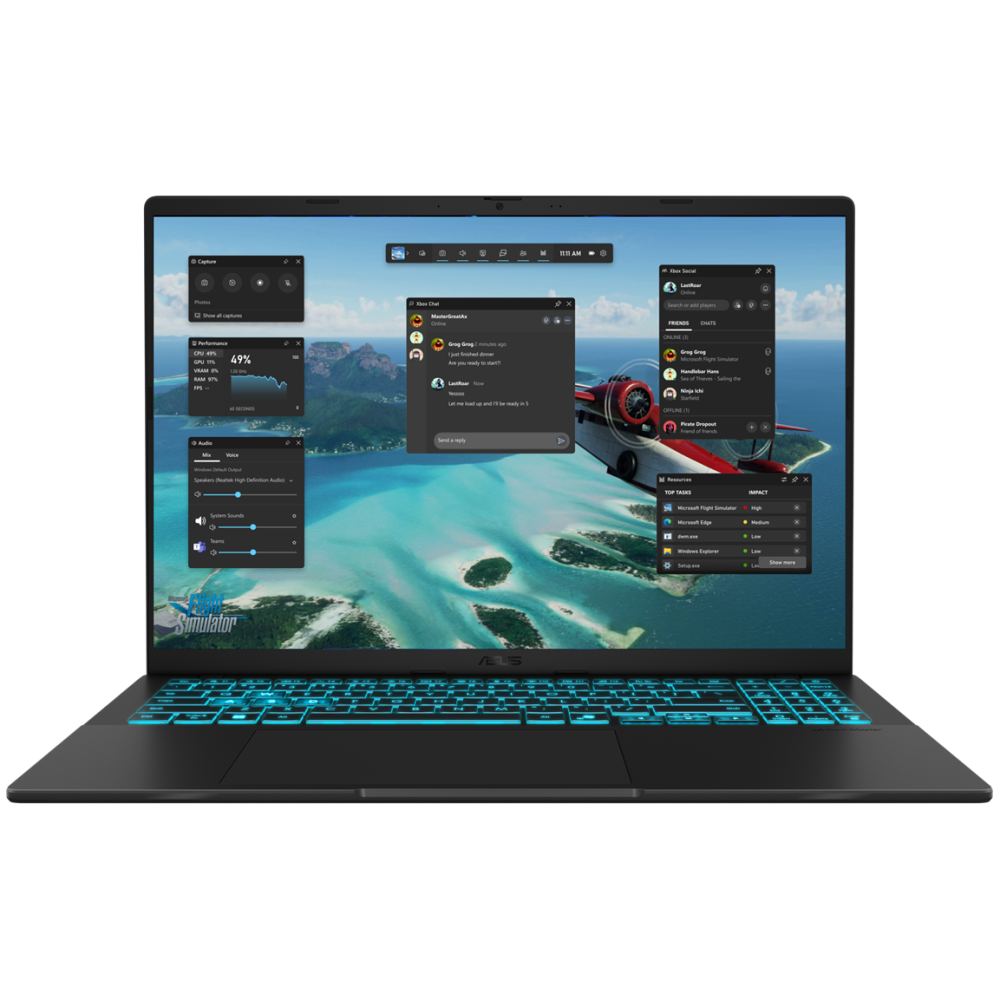 Pc Portable Gamer ASUS V16 V3607VJ / Intel Core 7 240H / RTX 3050 6G / 8 Go DDR5 / 512 Go SSD / Windows 11 Pro / Noir