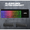 CLAVIER Gaming Spirit Of Gamer PRO K2 TKL RGB MEMBRANE USB NOIR