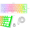 CLAVIER Gaming Spirit Of Gamer PRO K2 TKL RGB MEMBRANE USB / BLANC