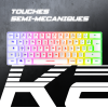 CLAVIER Gaming Spirit Of Gamer PRO K2 TKL RGB MEMBRANE USB / BLANC