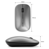 Souris Sans Fil ADVANCE Slimfit / Gris