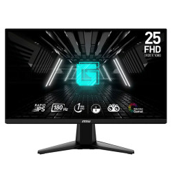 ECRAN GAMING MSI G255F  24.5" FHD FAST IPS 180Hz 1ms GtG 2HDMI/DP NOIR