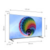 TV Thomson (50QG4S14) 50" QLED Side Feet - Google TV | Thomson Tunisie