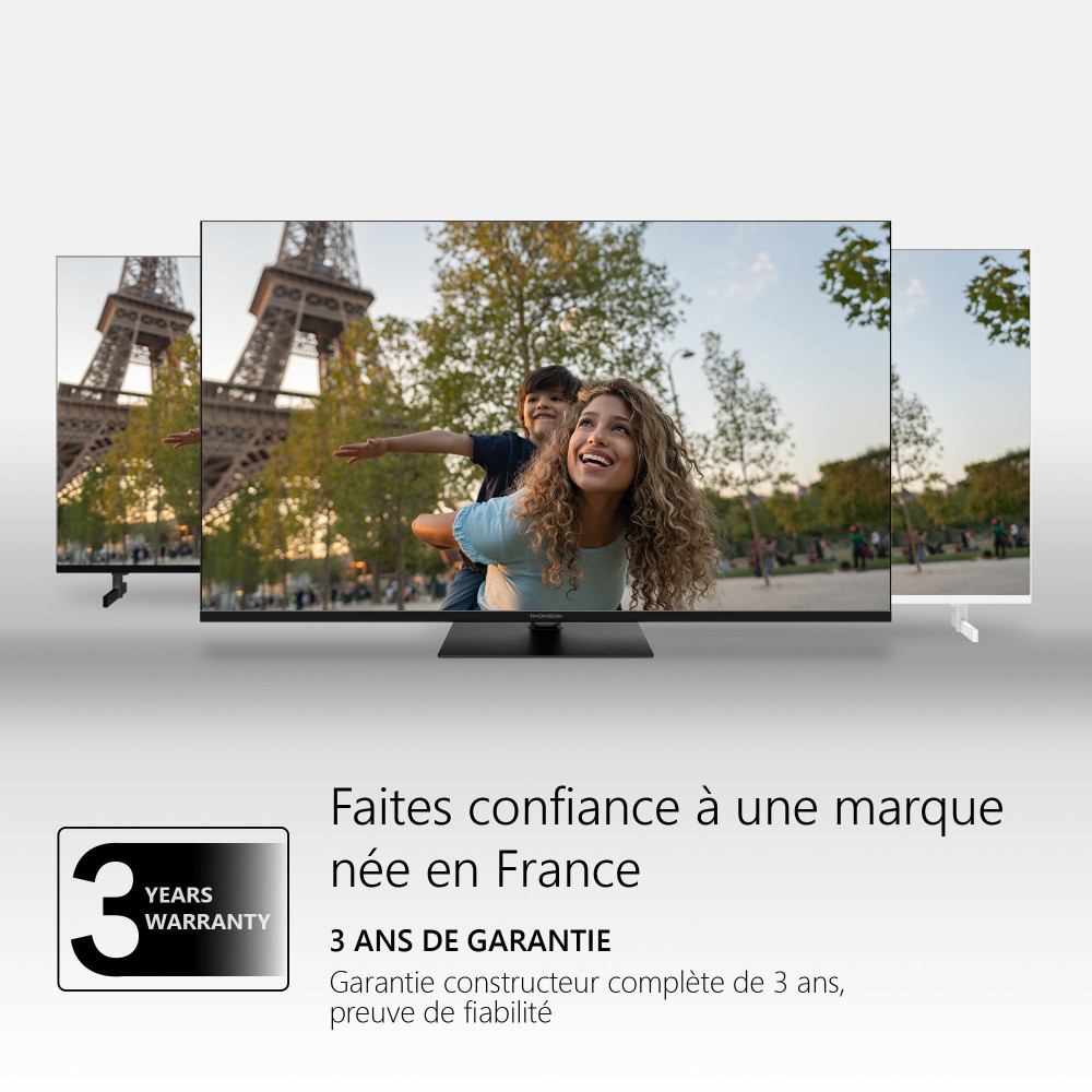 TV Thomson Google TV 55" QLED Pro 144 Hz avec Récepteur Intégré