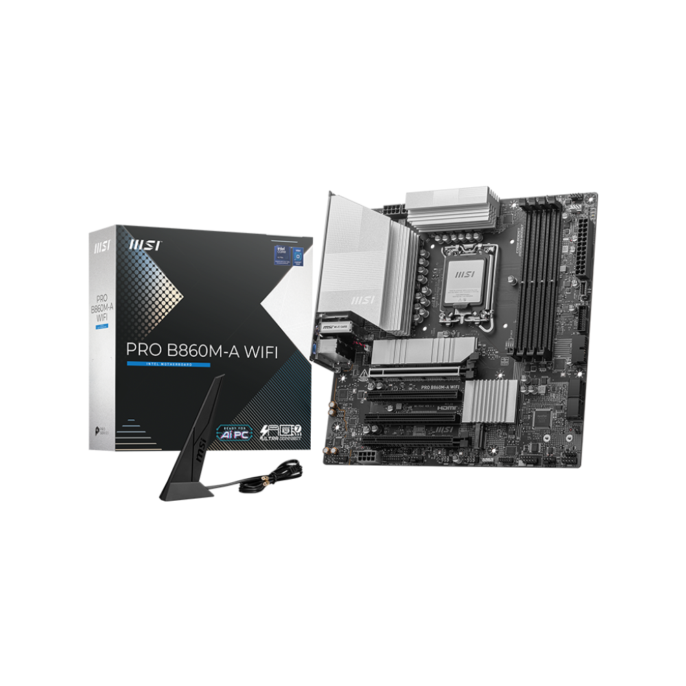 Carte mère MSI PRO B860M-A WIFI / mATX / DDR5