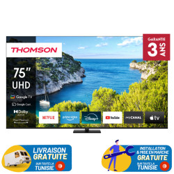 TV Thomson Google TV 75" UHD/Garantie 3 ans