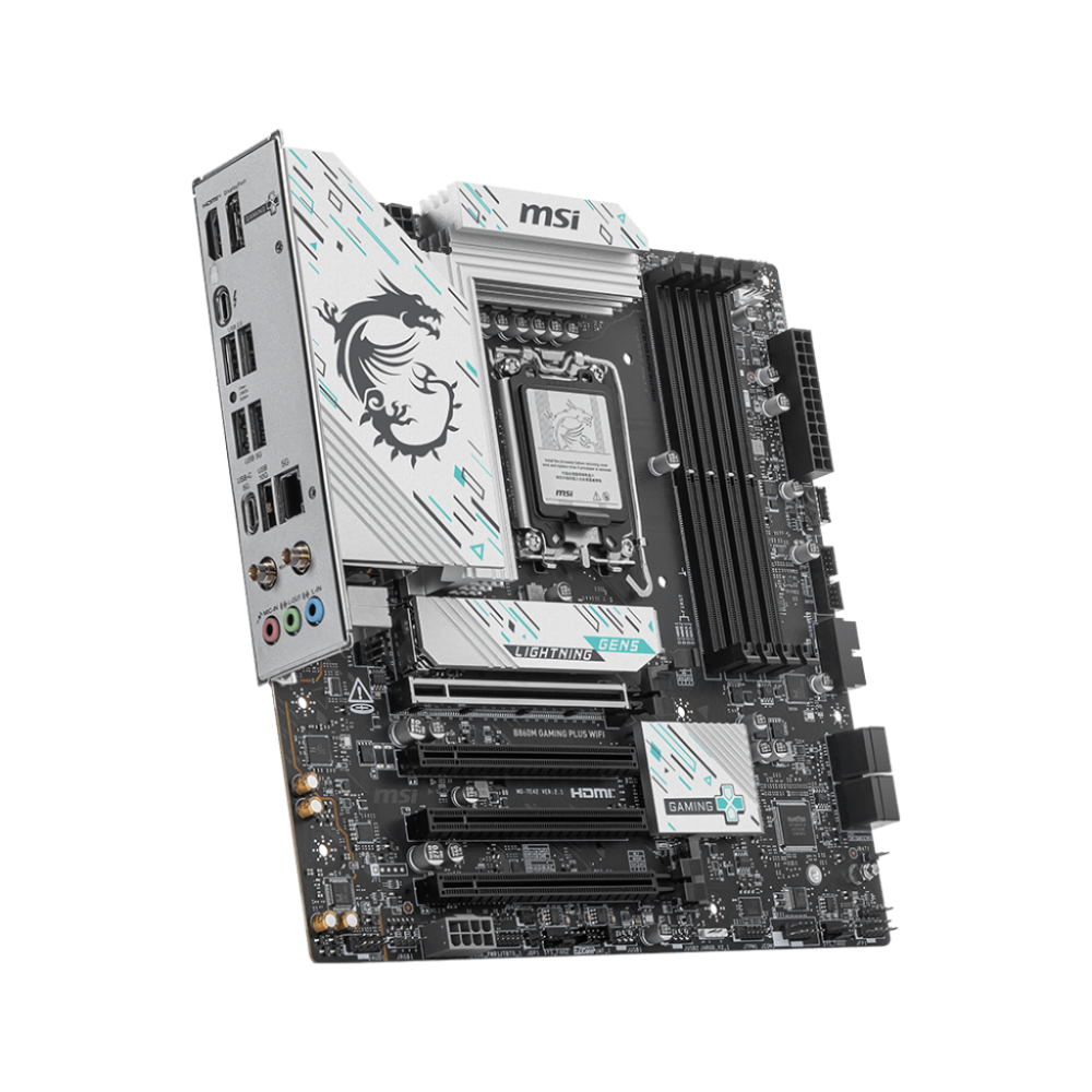 Carte mère MSI B860M GAMING PLUS WIFI / mATX / DDR5