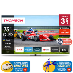 TV Thomson Google TV 75" QLED Pro / Garantie 3ans