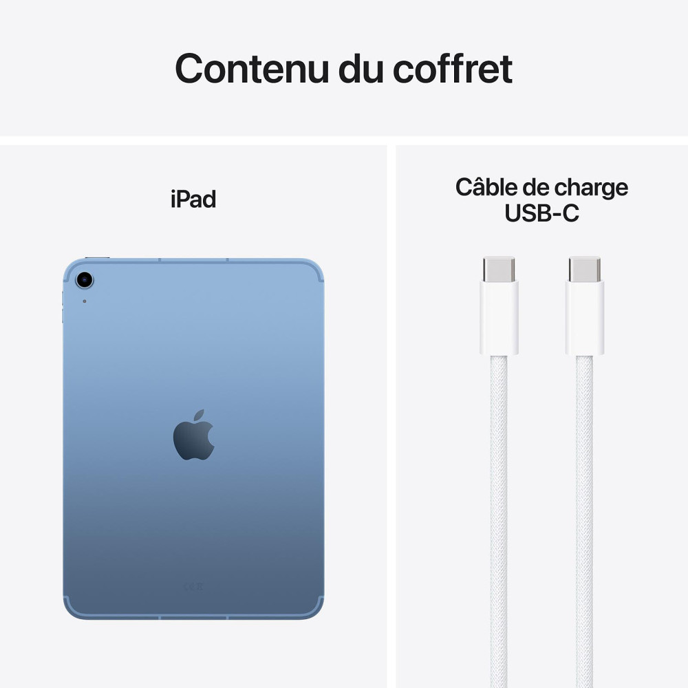 Apple iPad 2025 11" / 128 Go / Wi-Fi / Bleu