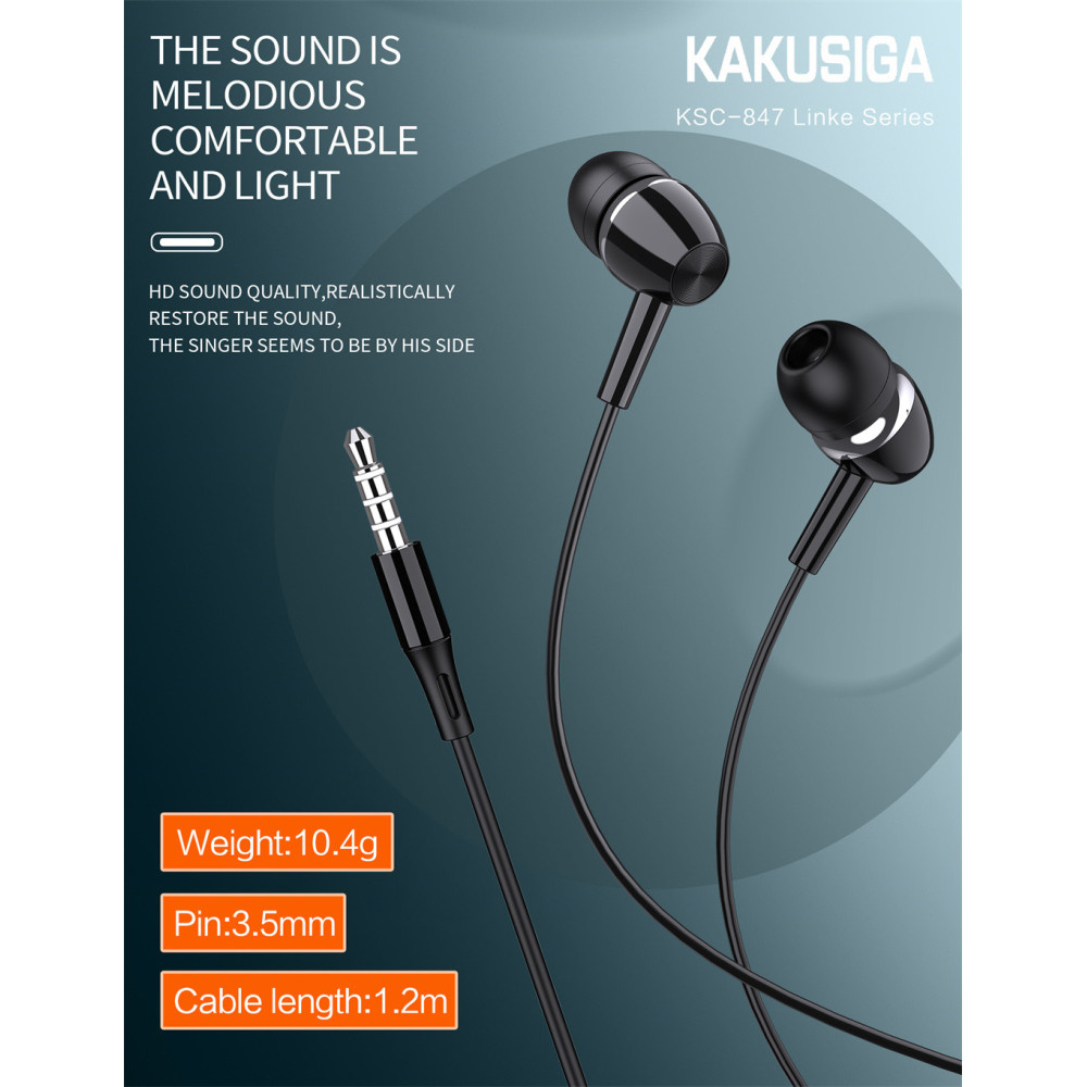 Ecouteur KSC 847 KAKU - Noir