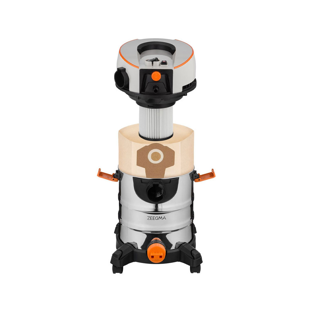 ASPIRATEUR ZEEGMA ZONDER  PRO AQUA EAU ET POUSSIERE 1400W FILTRE HEPA 4L