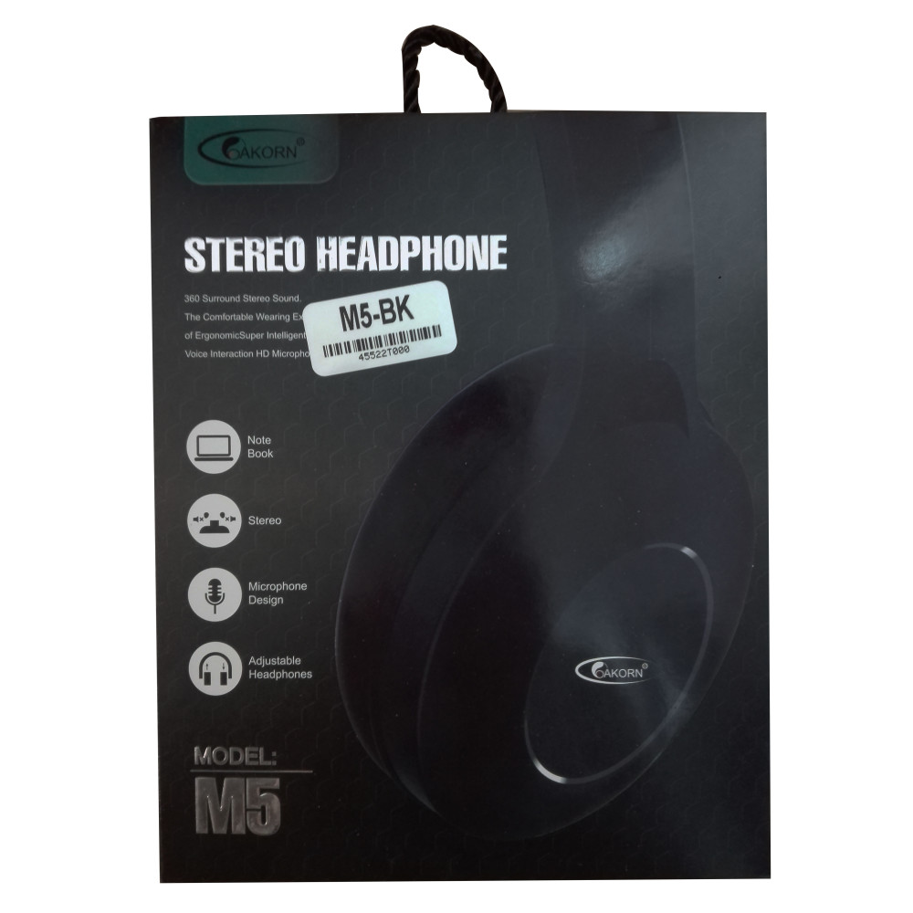 CASQUE MICRO M5 -JACK 3.5MM - WHITE/CUIVRE