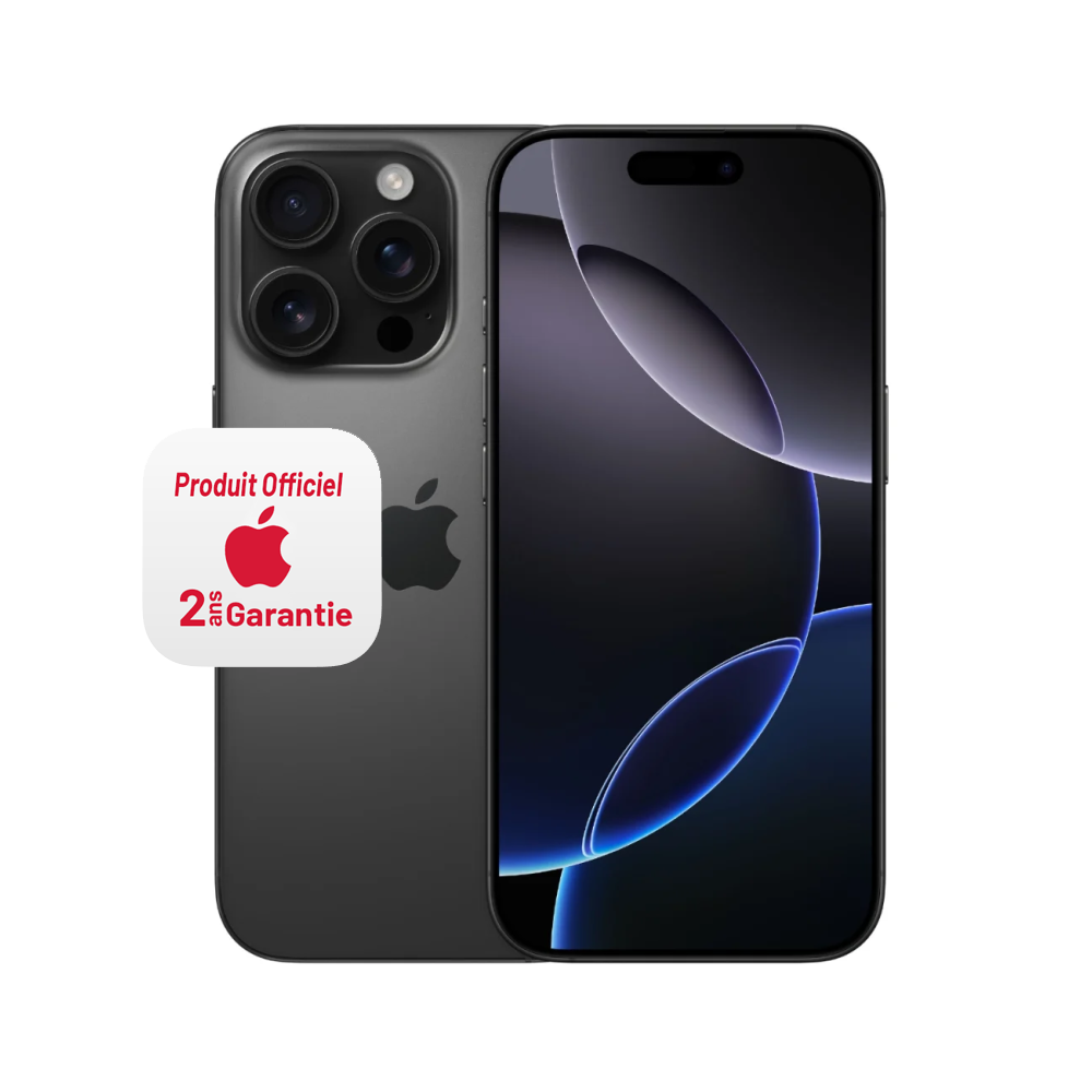 Apple iPhone 16 Pro 5G / 256 Go / Noir Titanium