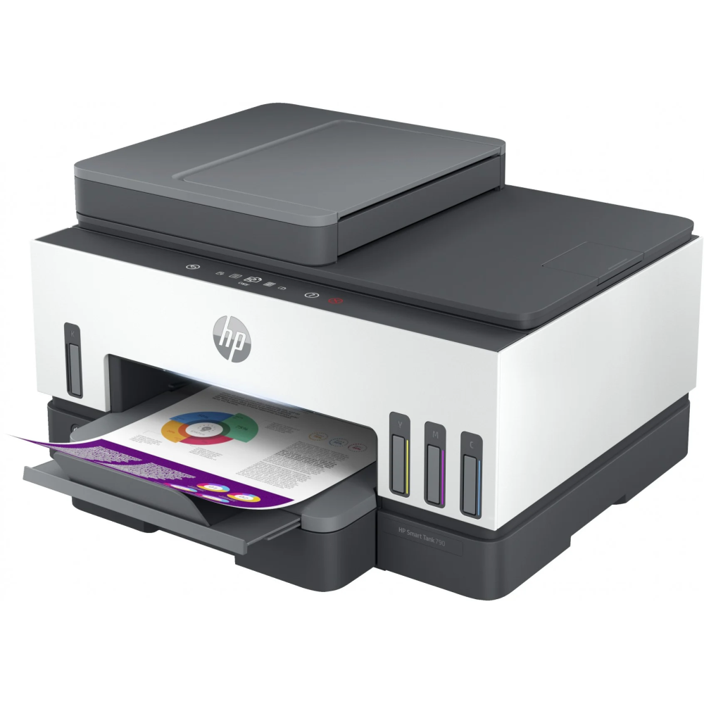 Imprimante Multifonction HP SMART TANK 790 / Couleur / A4 / Wi-Fi Avec 4 BOUTEILLES D'encre