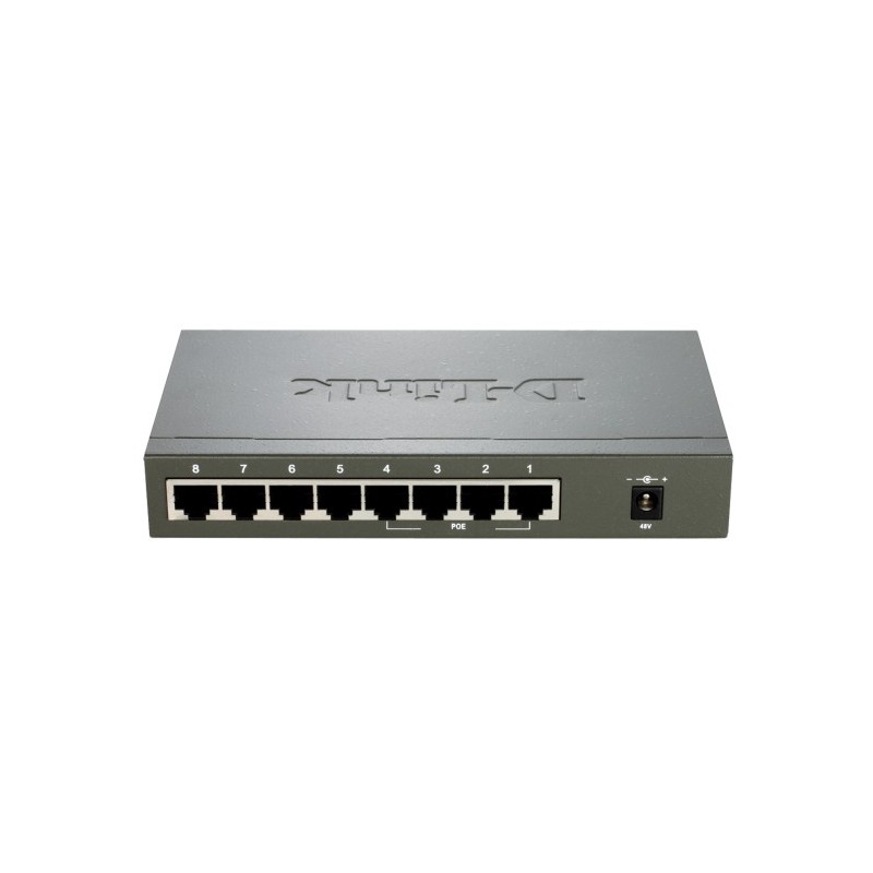 Slide  #1 Switch Fast Ethernet pour bureau 8Ports avec 4POE