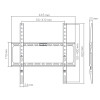 Support pour TV SBOX Budget / 32" jusqu'à 75" / VESA 400x400