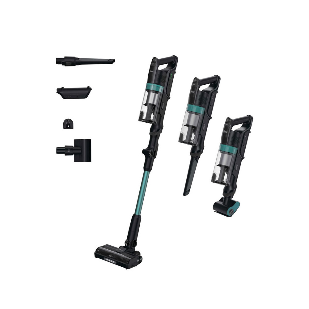 Aspirateur Balai HOOVER HF1 Plus Sans Fil  Gris et Vert