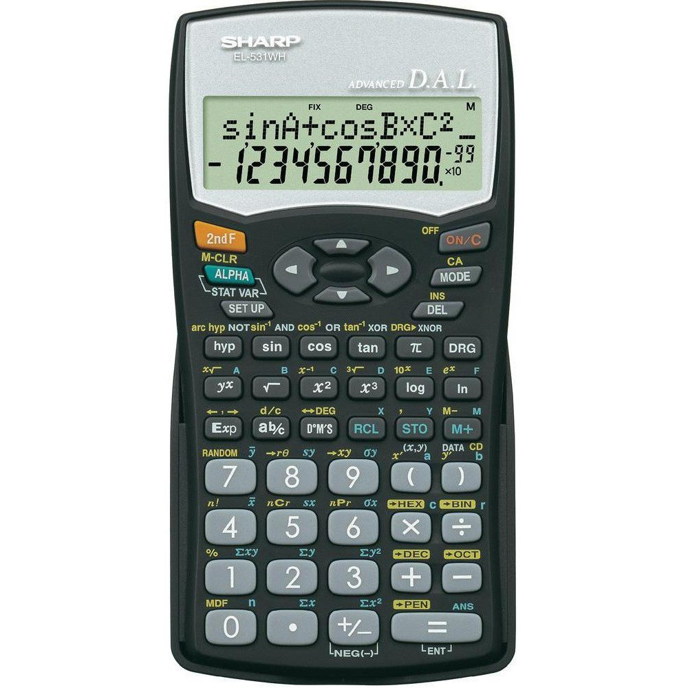 Calculatrice scientifique Tunisie Sharp EL-531WH