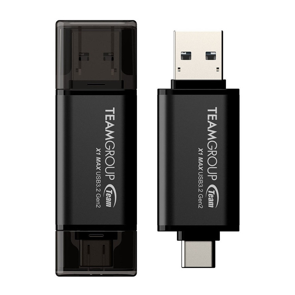 Clé USB TeamGroup X1 Max / 512 Go / USB 3.2 vers USB Type C