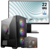 Setup Gamer Special Pc de Bureau Gaming / Ryzen 5 8500G/ 16 Go DDR5 Avec Écran MSI Pro 21.45" Full HD VA / 100 Hz