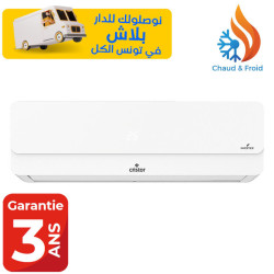 CLIMATISEUR CRISTOR by CONDOR 18000BTU CHAUD / FROID TROPICALISÉ INVERTER T3 / CRISTOR-18K-INV