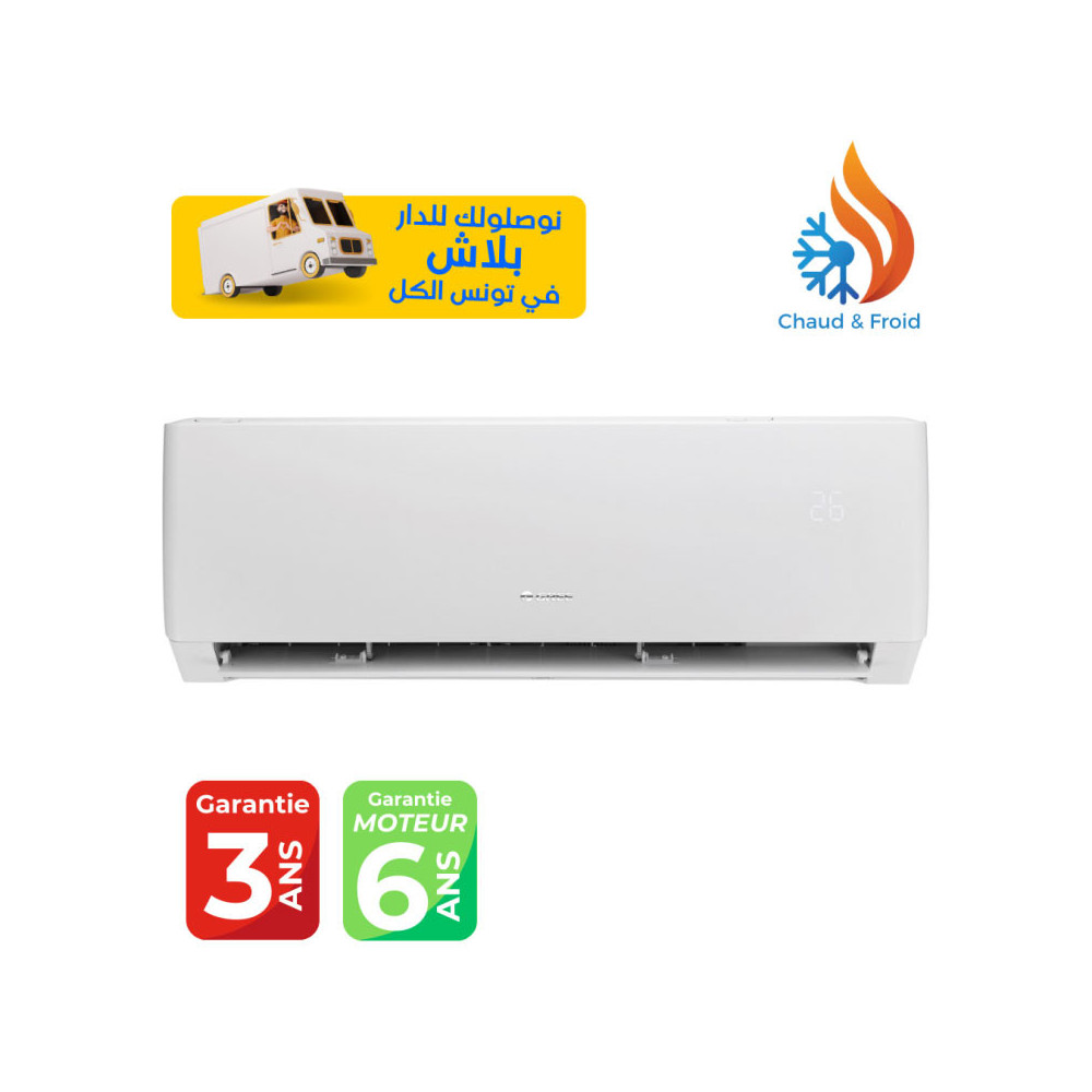 CLIMATISEUR GREE 9000BTU INVERTER SMART TROPICALISÉ / Chaud & Froid / WIFI