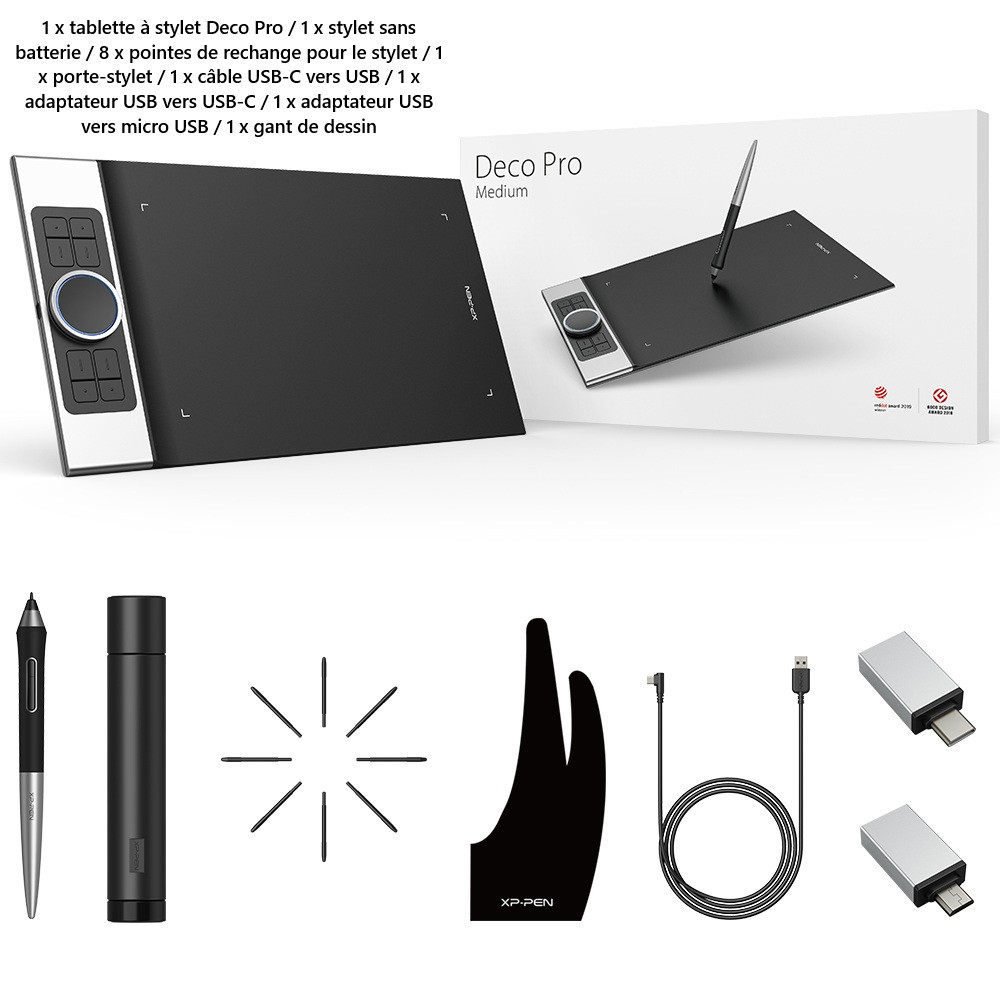 Tablette Graphique XP-PEN Déco Pro Medium