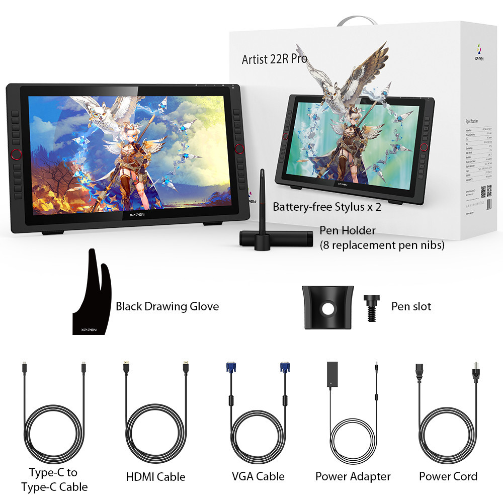 Tablette Graphique XP-PEN 22R Pro / Noir