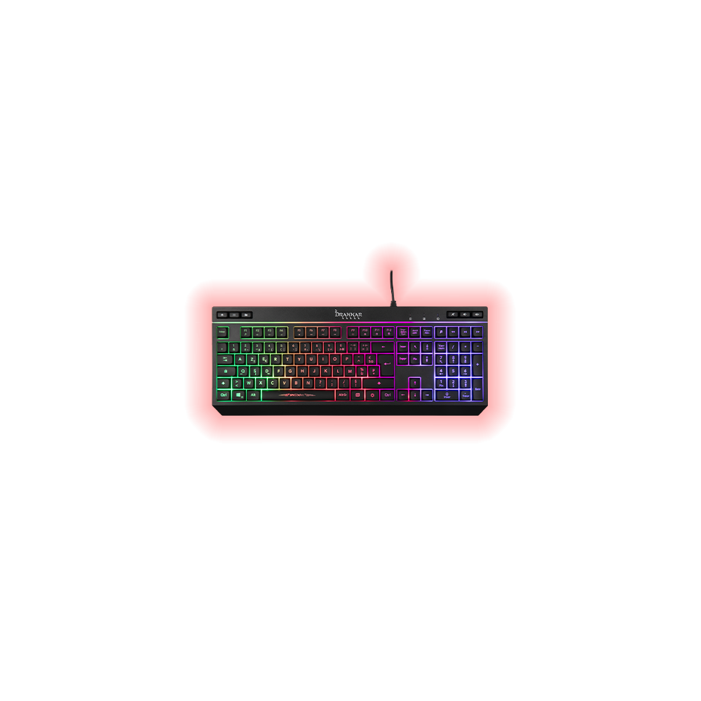 Clavier filaire gaming Konix Membrane Spelheim -Drakkar