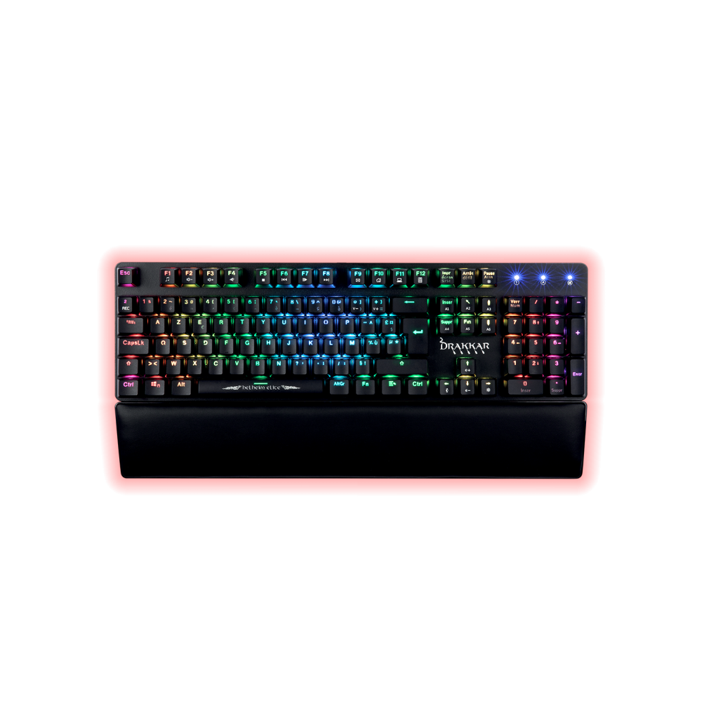 Clavier Gaming mécanique AZERTY Konix Helheim Elite - Drakkar
