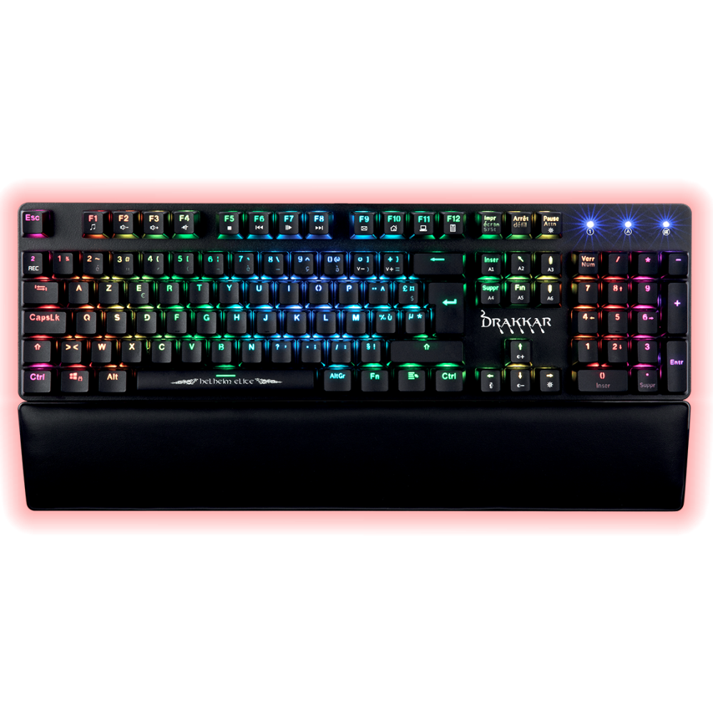 Clavier Gaming mécanique AZERTY Konix Helheim Elite - Drakkar